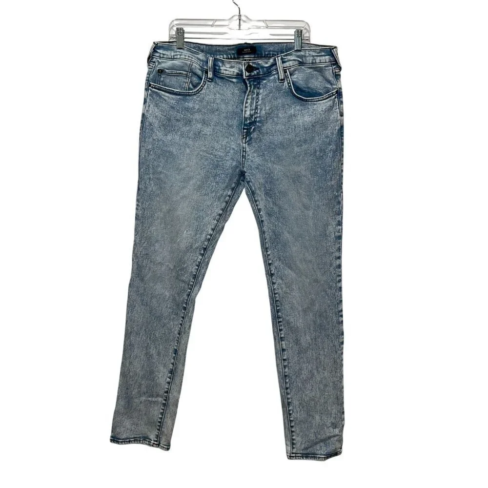 True Religion Rocco Blue Denim Medium Wash Relaxed Skinny Jeans Men's Size 36